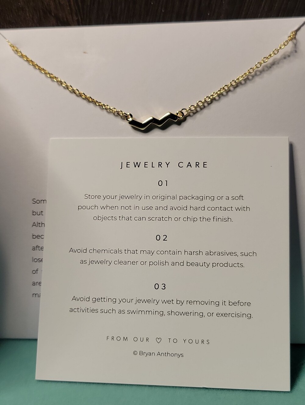 Nib In Excellent Condition Bryan Anthonys Difficult Roads Gold Tone Necklace. - Picture 5 of 7